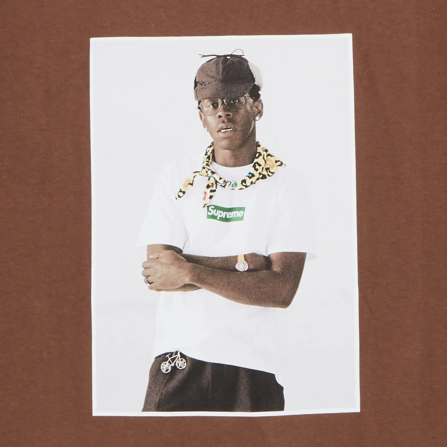 Supreme Tyler, The Creator Tee 'Brown'