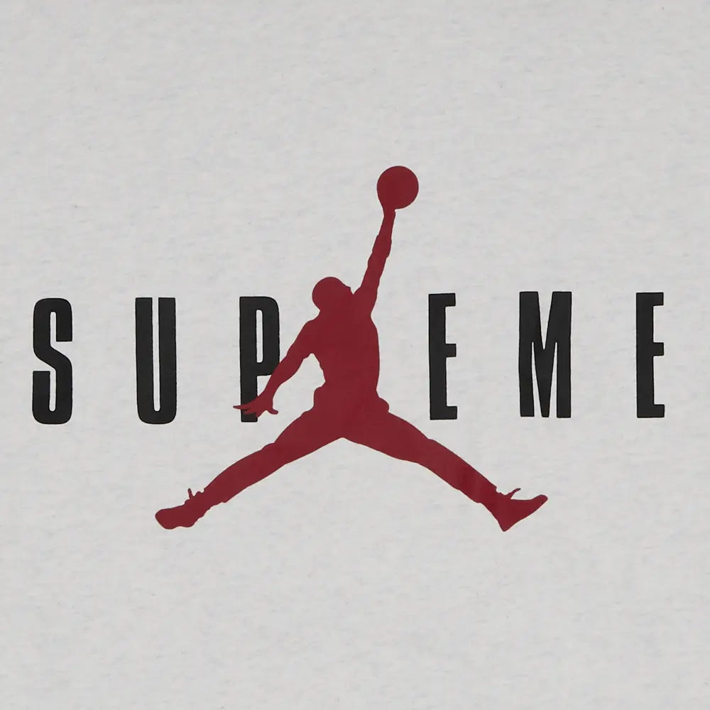 Supreme X Jordan Hoodie "Ash Grey"