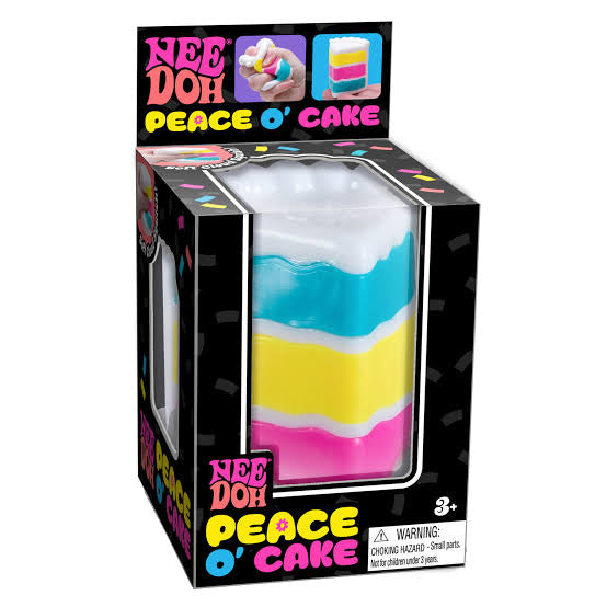 NeeDoh Peace O’ Cake Stress Relief Fidget Toy 'Multicolor'
