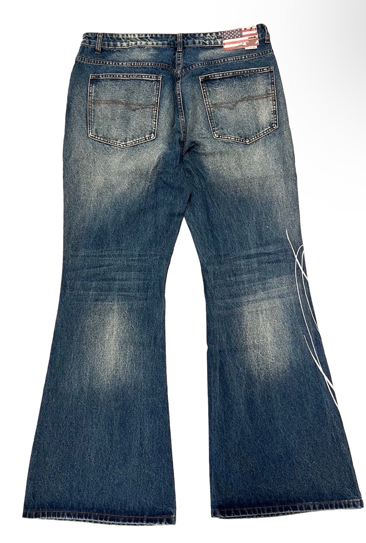 GOLD+VINTAGE GALLERY RASPBERRY HILS 'MILEY CYRUS' JEANS