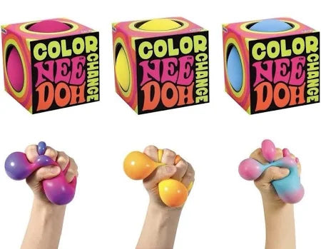 Schylling NeeDoh Color Change Pink Fidget Toy Sensory Stress Ball