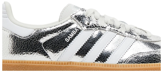 adidas Wmns Samba OG 'Cracked Metallic Pack - Silver'