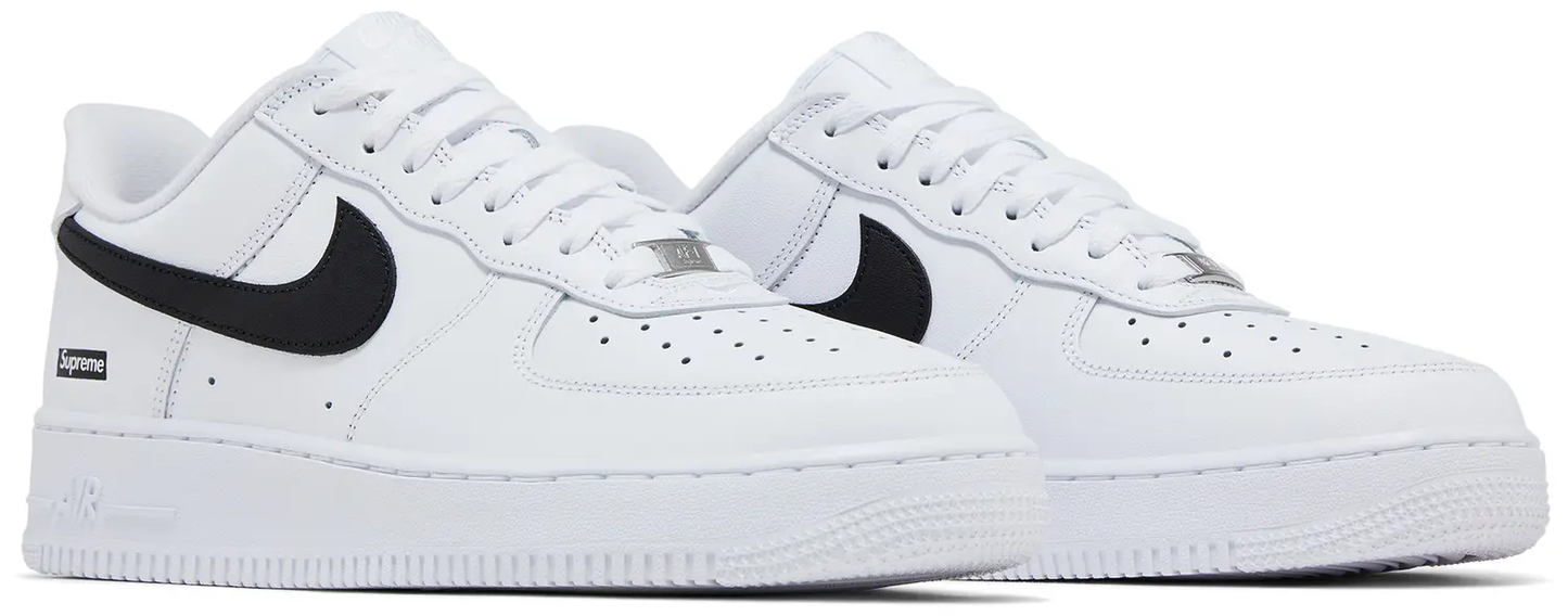 Supreme x Nike Air Force 1 Low 'Box Logo - White Black'
