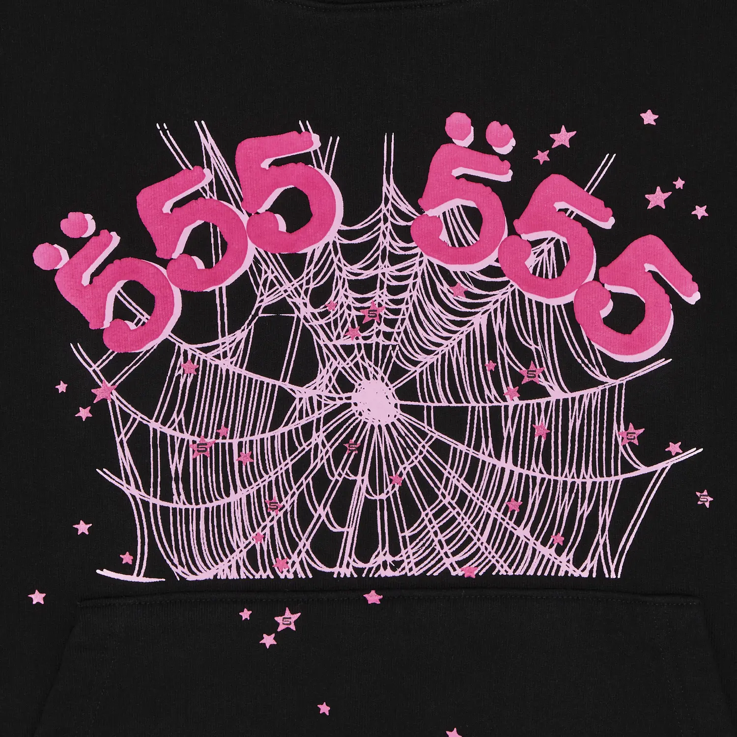 Sp5der Angel Number Hoodie "Black"