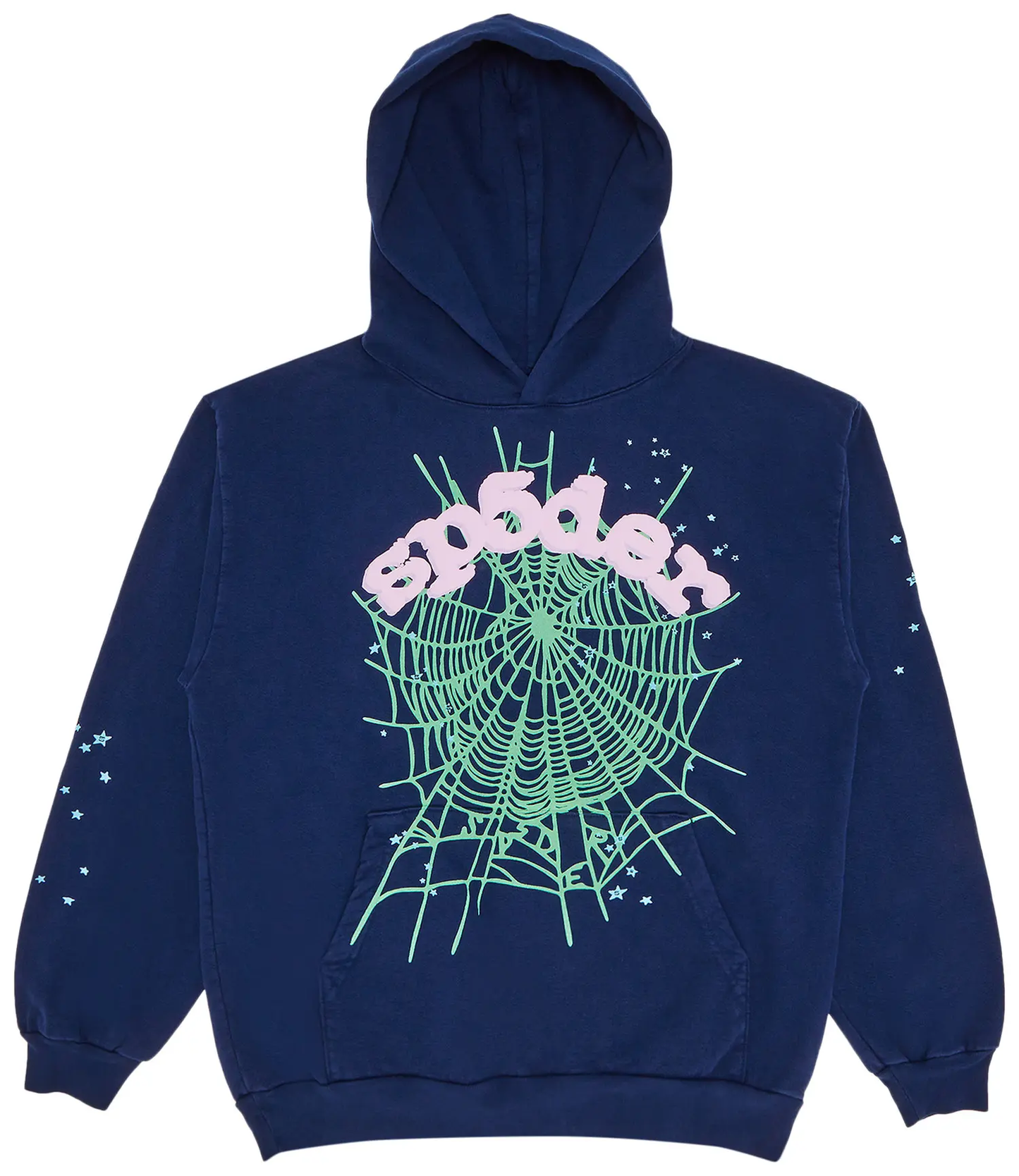 Sp5der OG Web Hoodie "Navy"