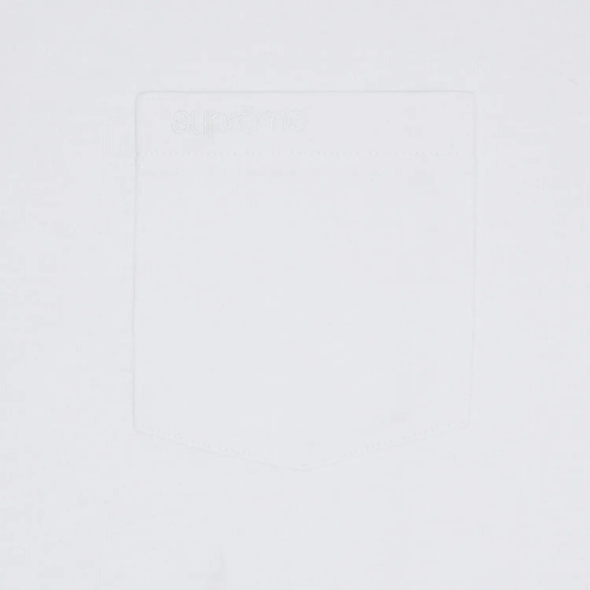 Supreme Short-Sleeve Pocket Tee 'White'