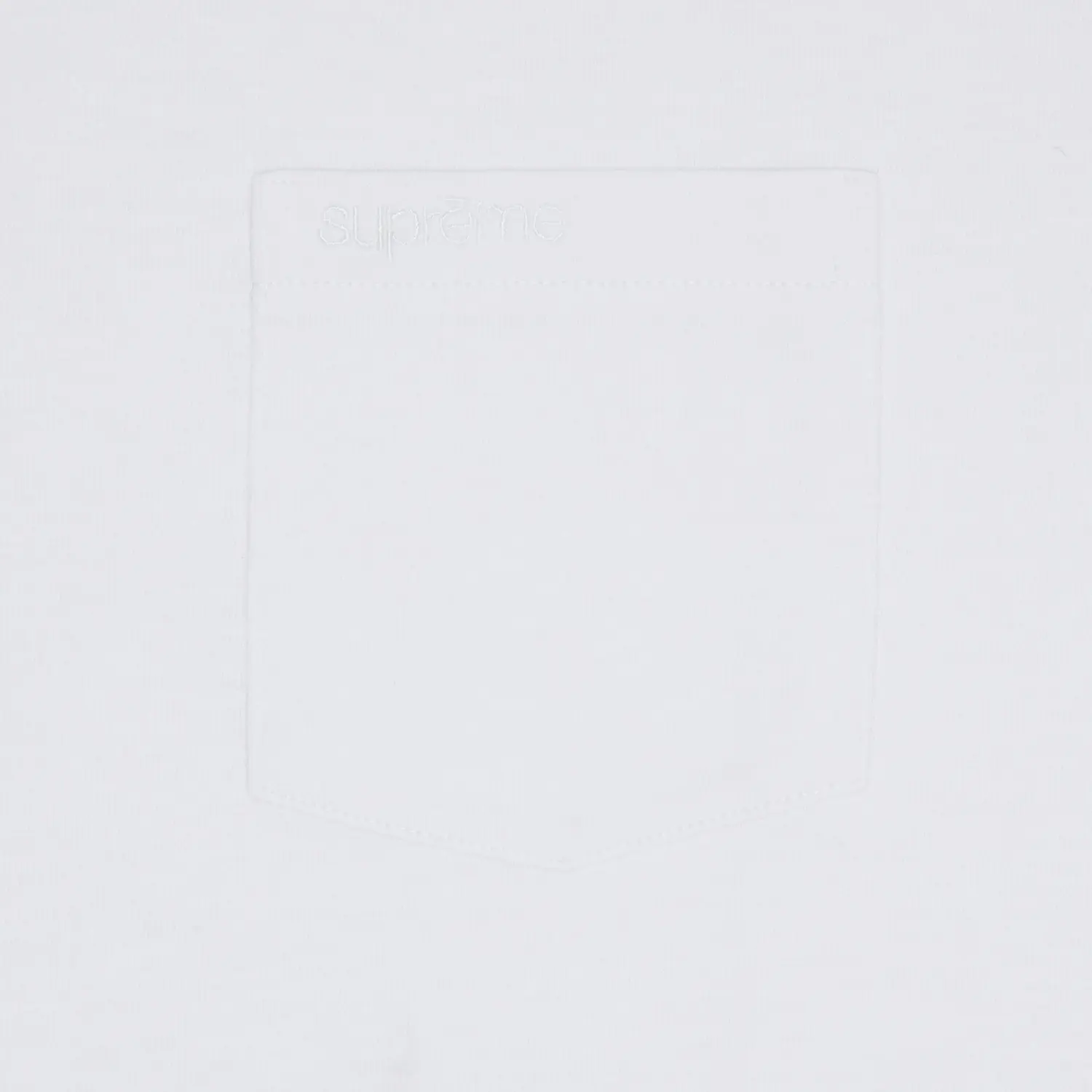 Supreme Short-Sleeve Pocket Tee 'White'