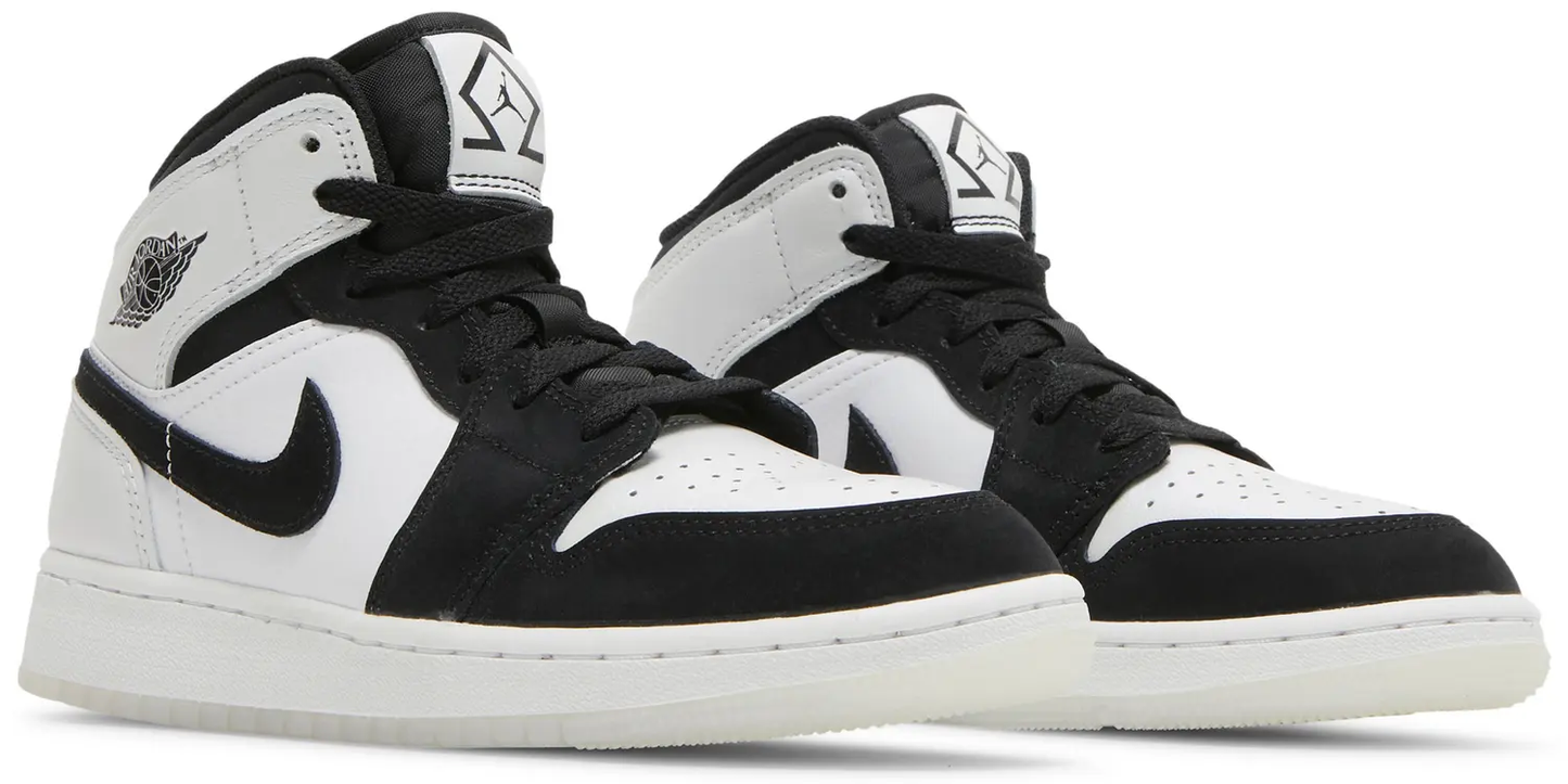 Jordan 1 Mid GS "Diamond Short"