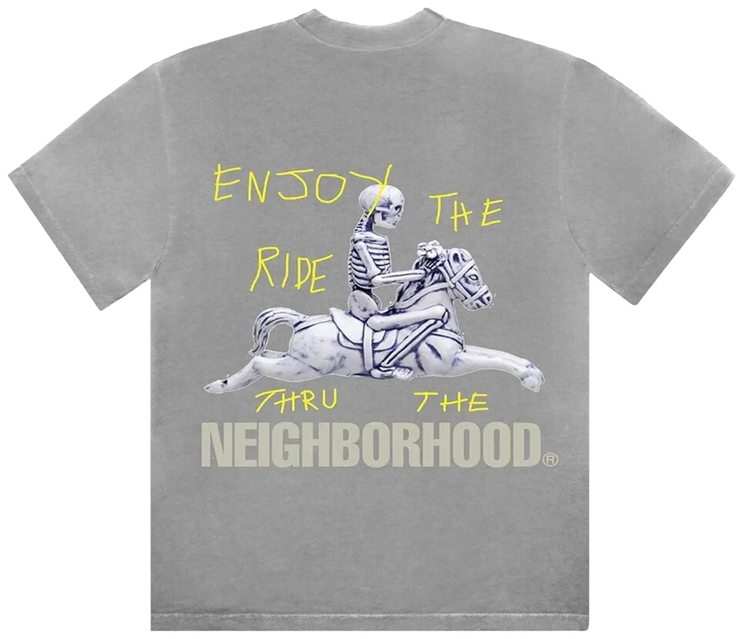 Travis Scott Cactus Jack x Neighborhood Carousel T-shirt "Grey"