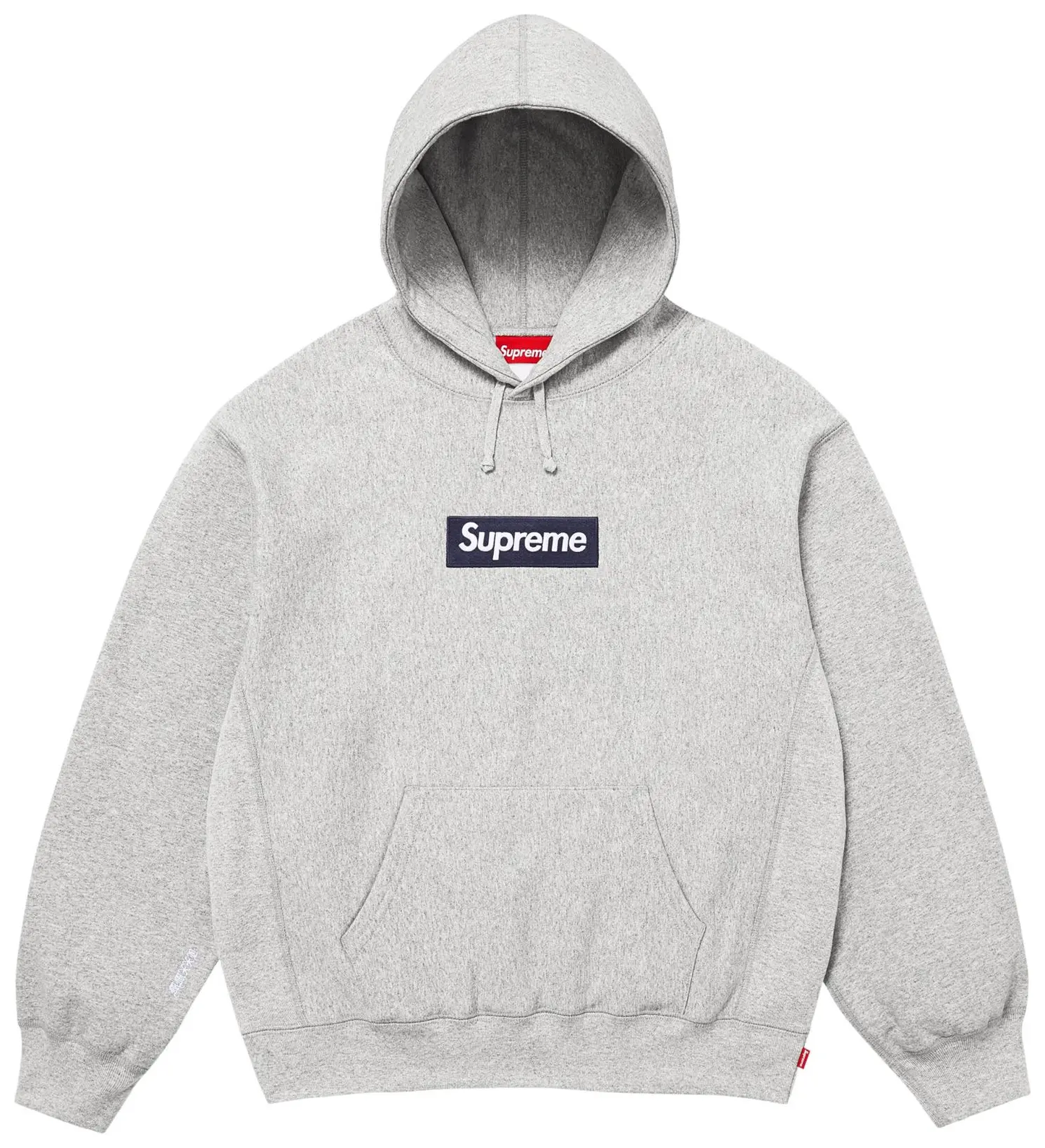 Supreme Box Logo Hooded Sweatshirt 'Heather Grey'