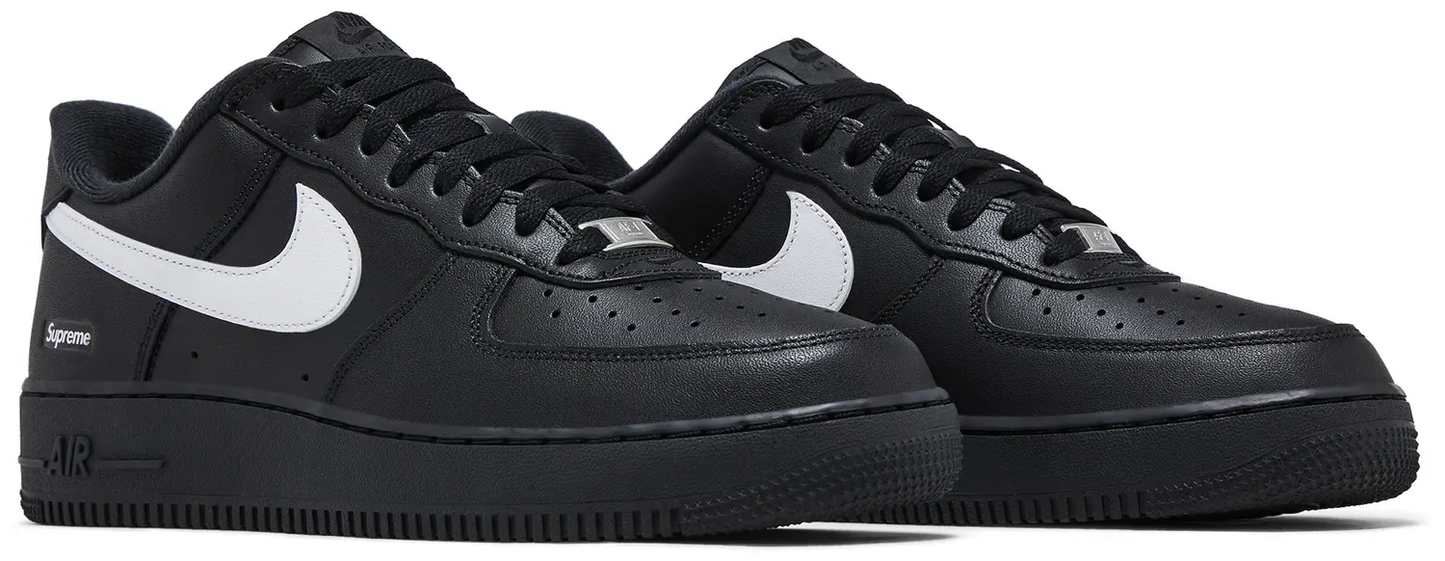 Nike Supreme x Air Force 1 Low 'Box Logo - Black White'