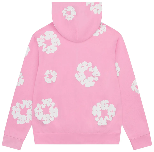Denim Tears Cotton Wreath Zip Hoodie 'Pink'