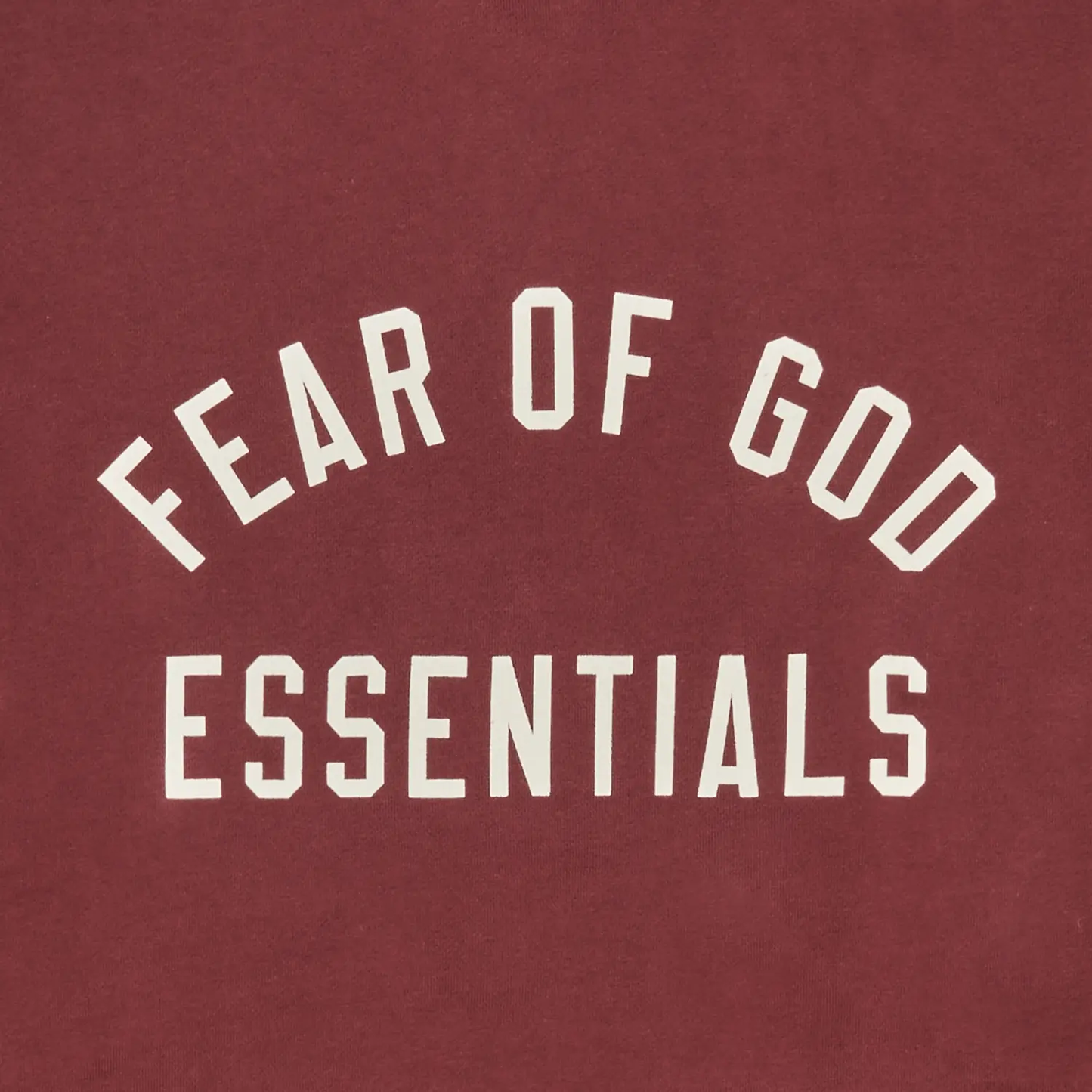 Fear of God Essentials Fleece Hoodie 'Crimson'