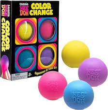 Needoh Teenie NeeDoh Color Change Squeeze Toy 4-Pack