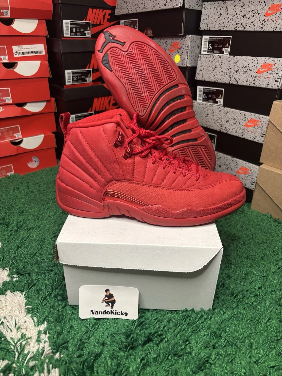 Air Jordan 12 XII Retro Gym Red 130690-601 Men's Size 10 USED