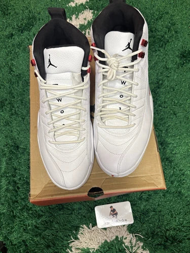 Air Jordan 12 XII Retro Twist White University Red Size 12 USED
