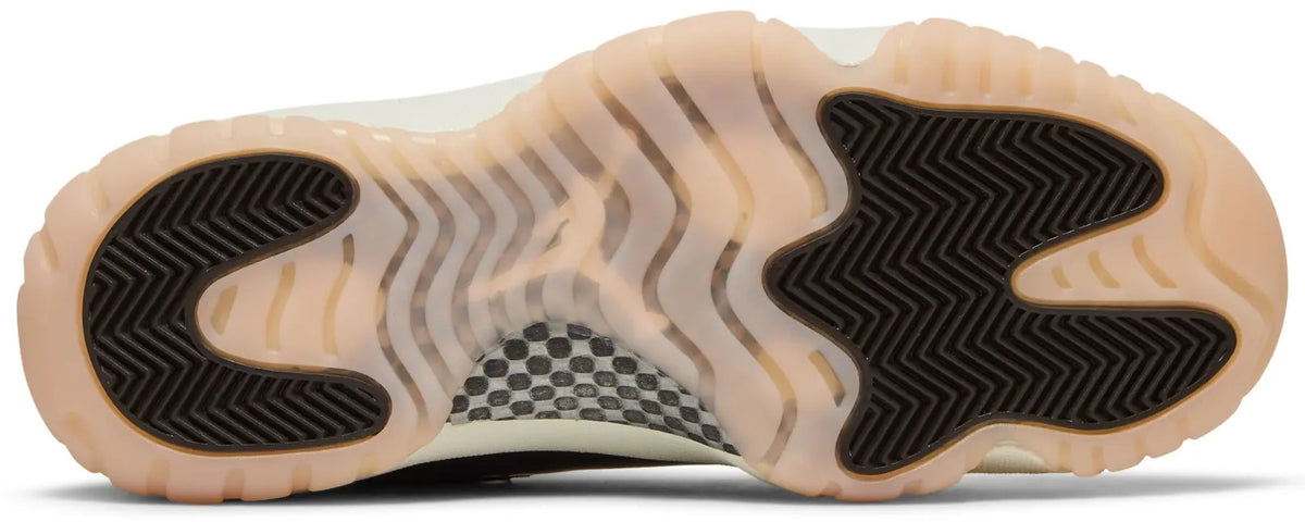 Jordan Retro 11 "Neapolitan" - white-3 and brown sneaker, additional product photo