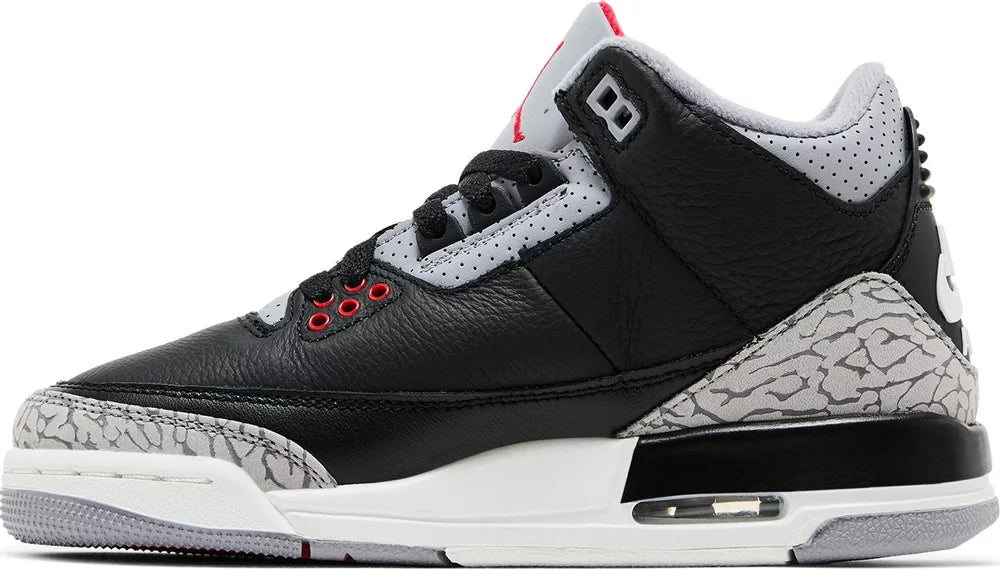 Jordan Retro 3 GS "Black Cement" 2024