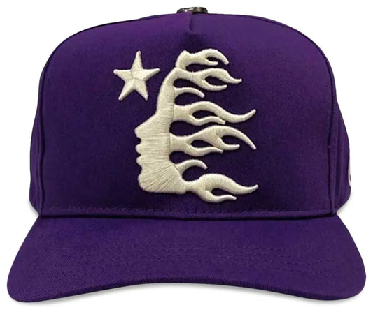 Hellstar OG Logo Snapback Hat "Purple"