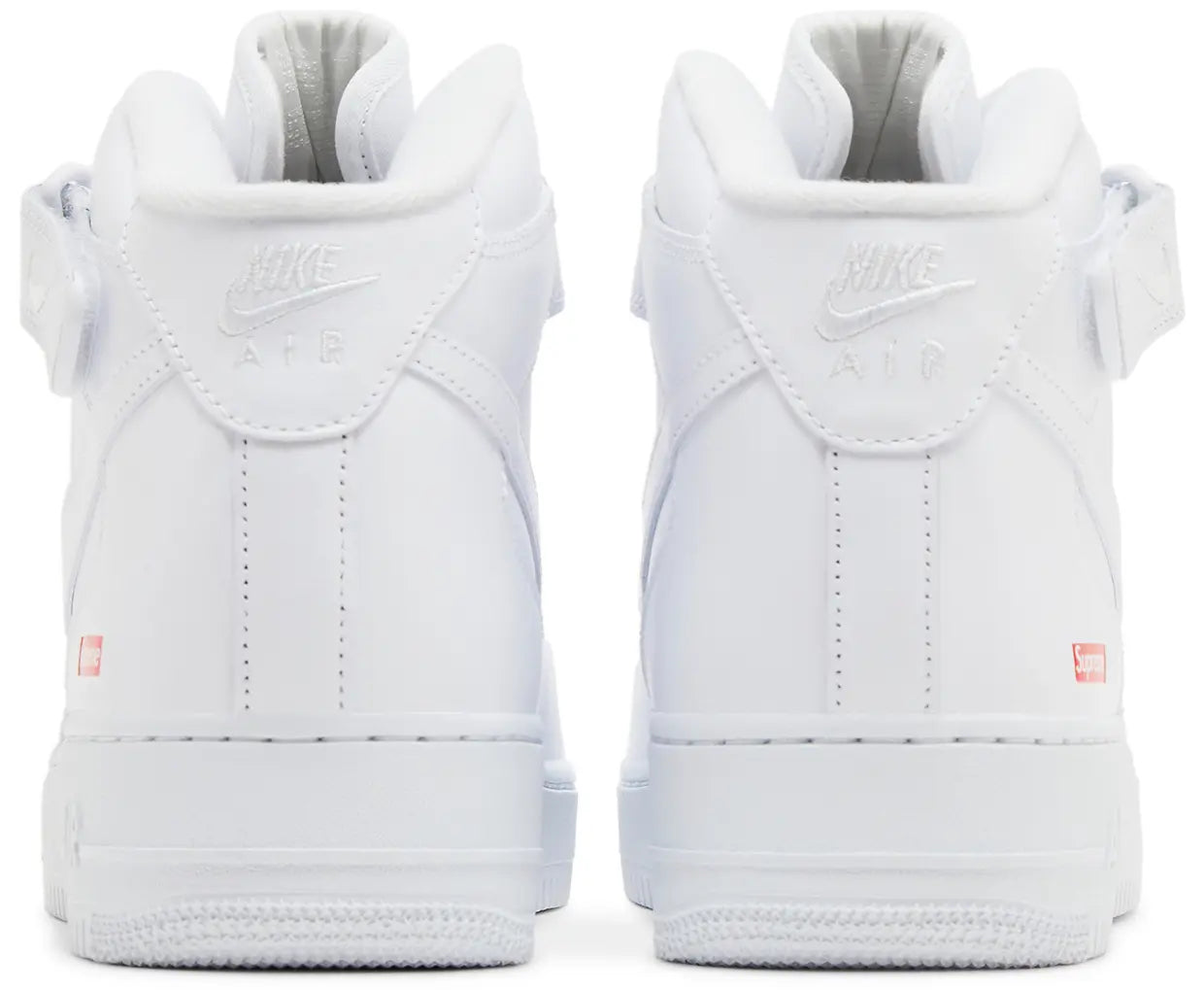 Supreme x Nike Air Force 1 Mid 'Box Logo - Triple White'