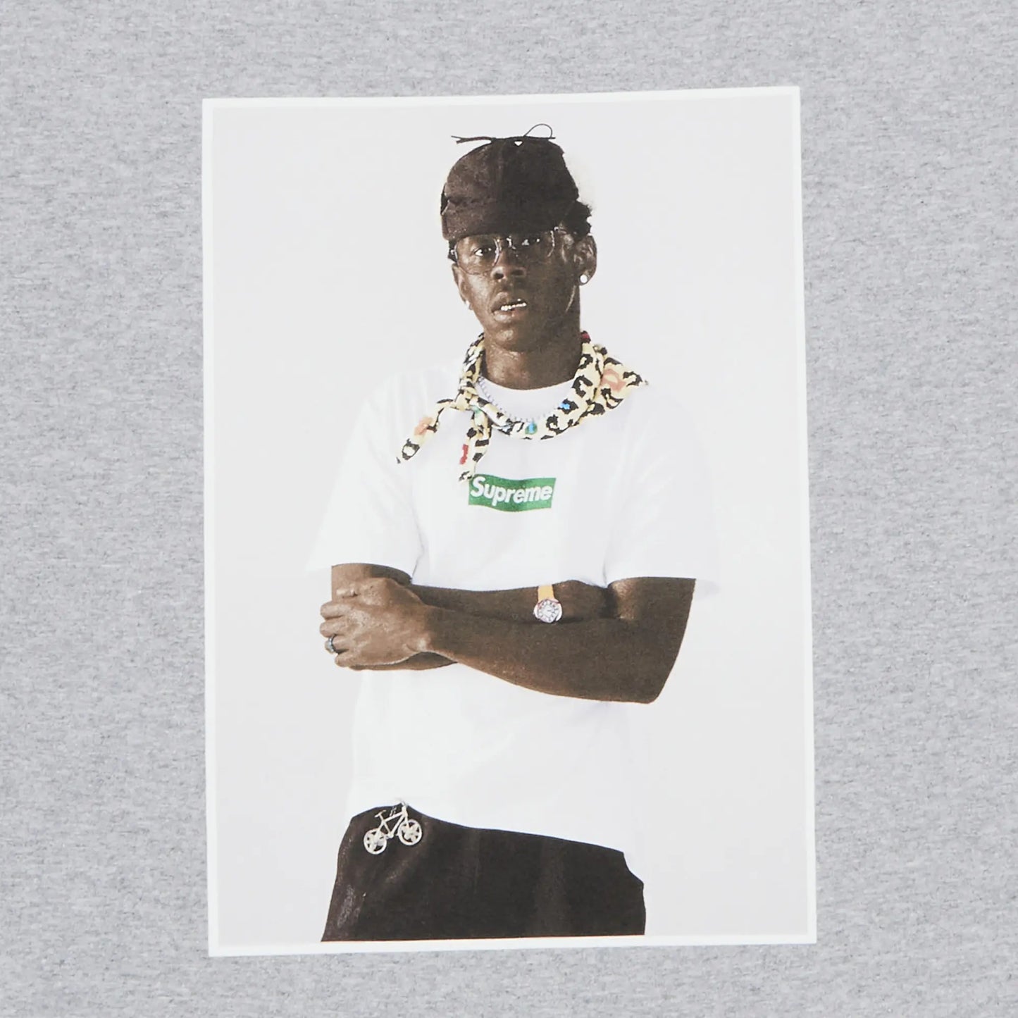 Supreme Tyler, The Creator Tee 'Heather Grey'