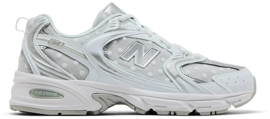 New Balance 530 'White Silver Metallic Polka Dots' - dots sneaker