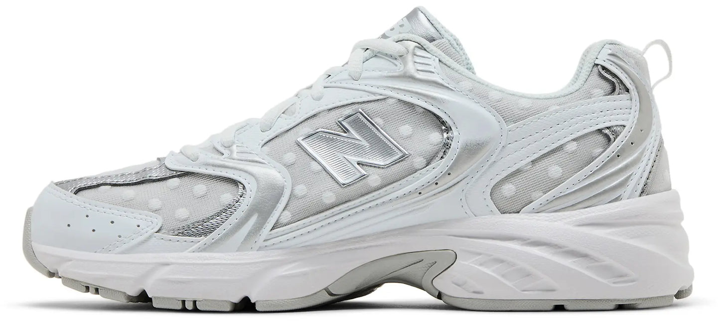New Balance 530 'White Silver Metallic Polka Dots'