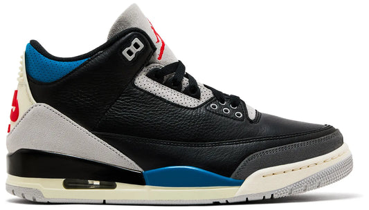 Air Jordan 3 Retro OG 'Rare Air' - black and gray sneaker