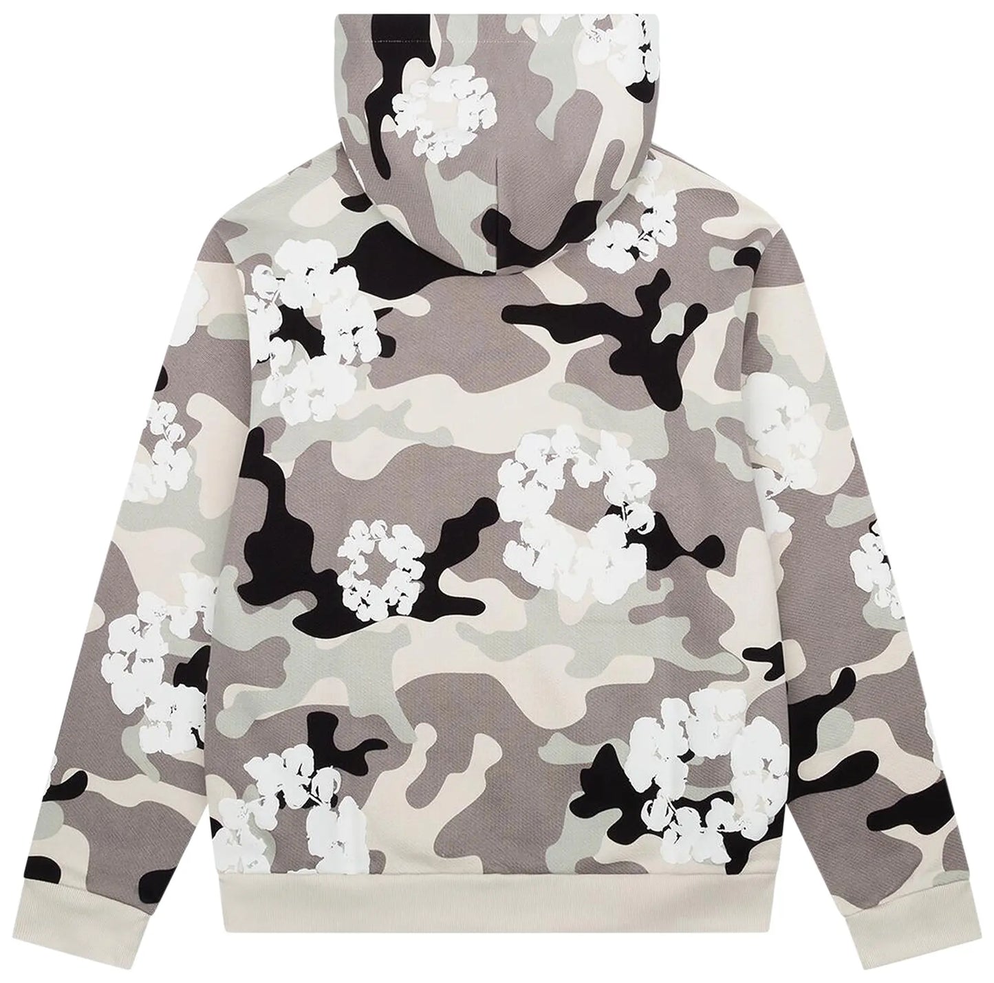 Denim Tears Wreath Zip Hoodie 'White Camo'