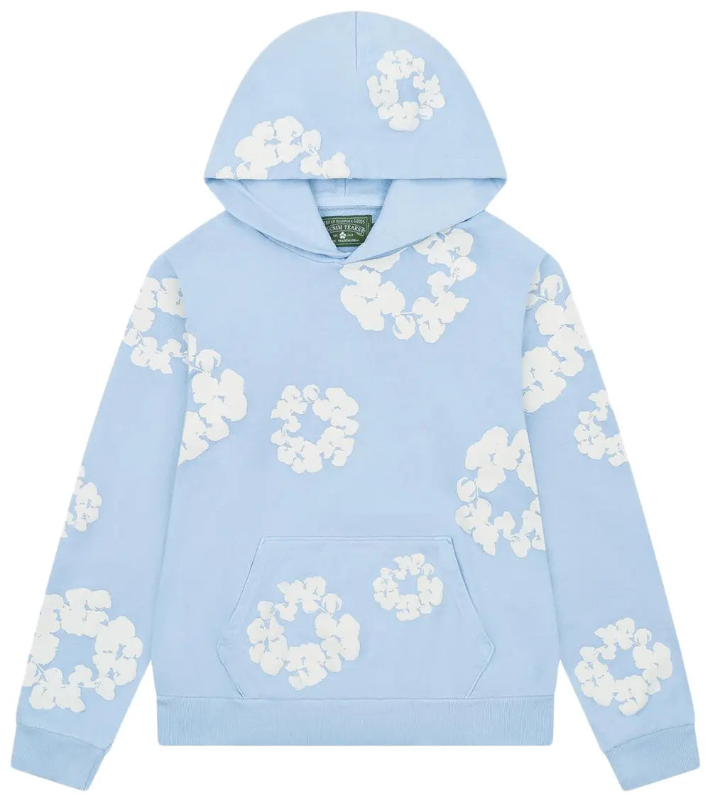 Denim Tears The Cotton Wreath Sweatshirt "Powder Blue"
