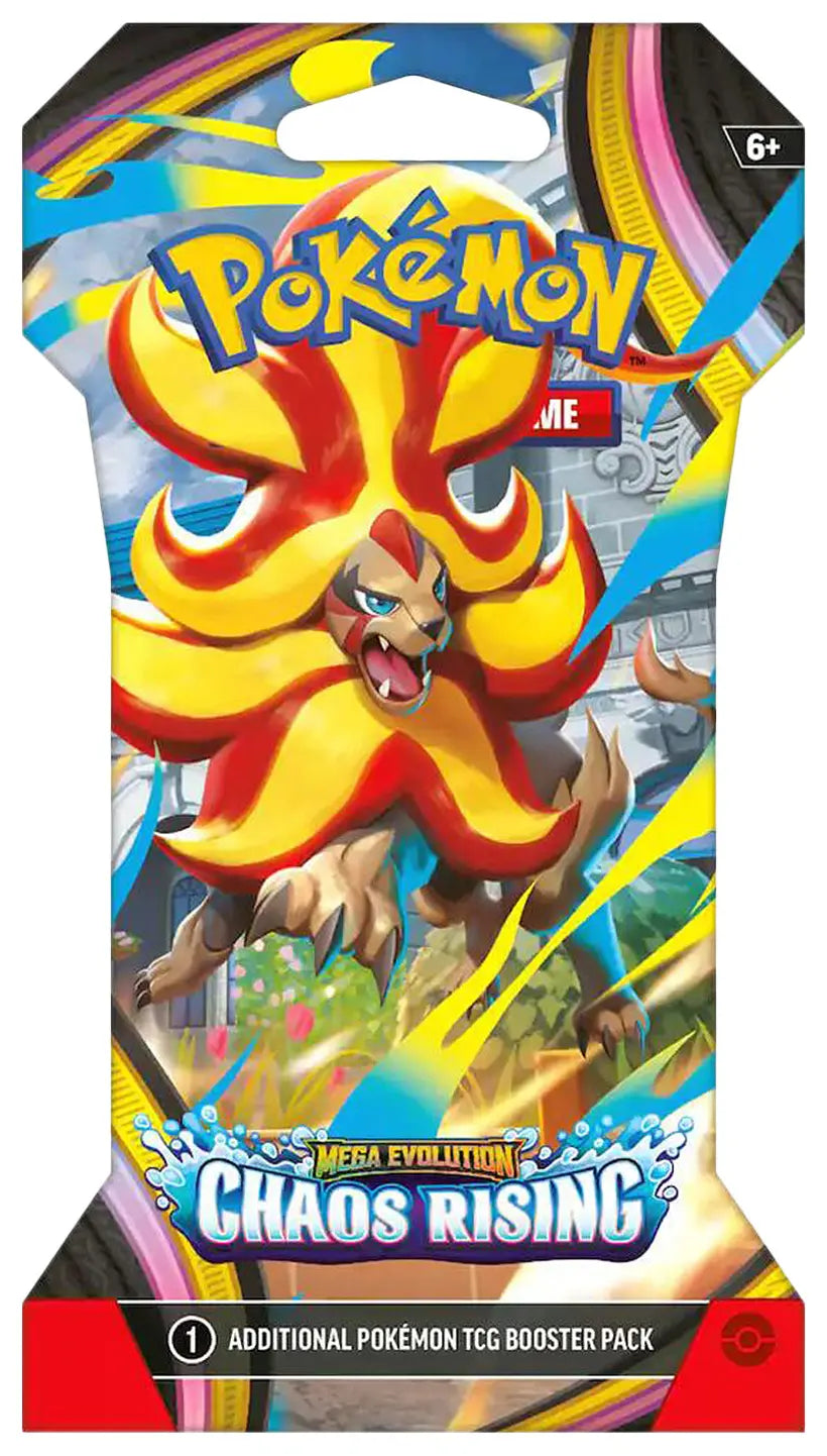 Pokémon Mega Evolution: Chaos Rising Sleeved Booster Pack 'Mega Pyroar'