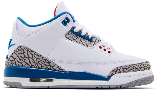 Air Jordan 3 Retro OG GS 'True Blue' 2026 - geometric sneaker