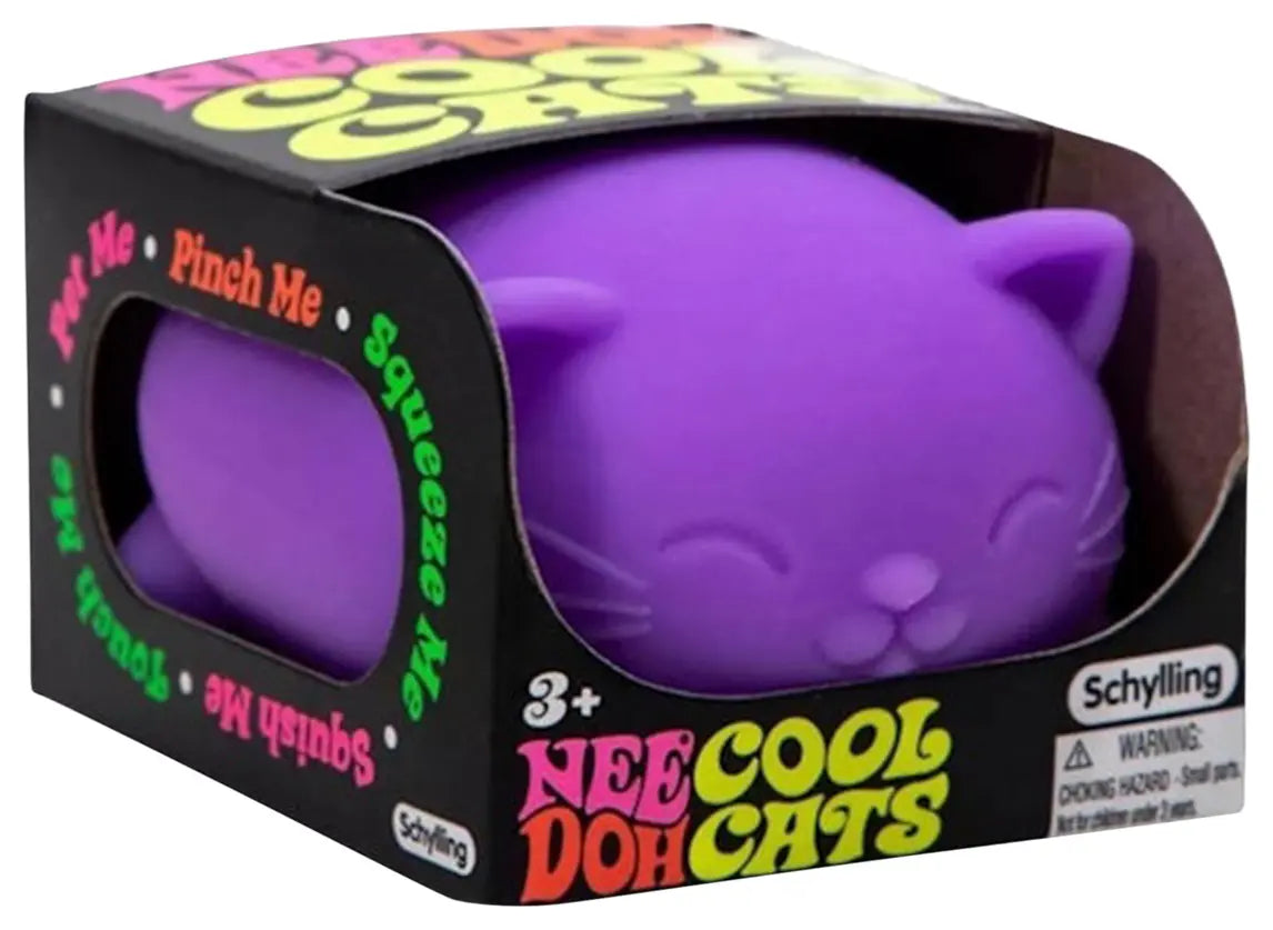 NeeDoh Cool Cat Squishy Fidget Toy