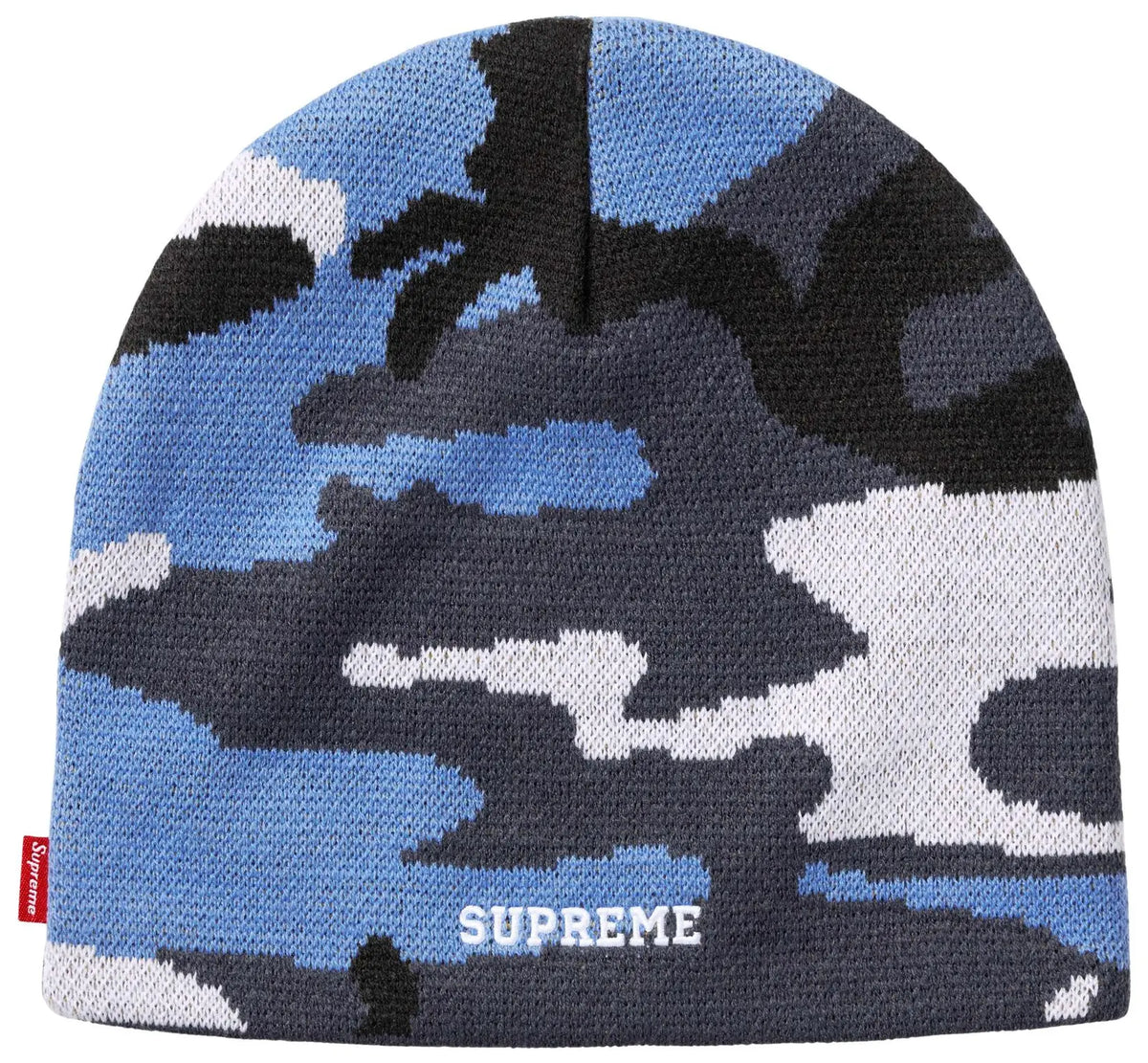 Supreme x Nike Oval Beanie 'Blue Camo'
