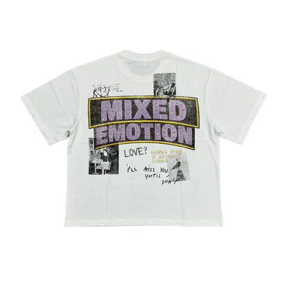 Mixed Emotion Lost Identity White Tee