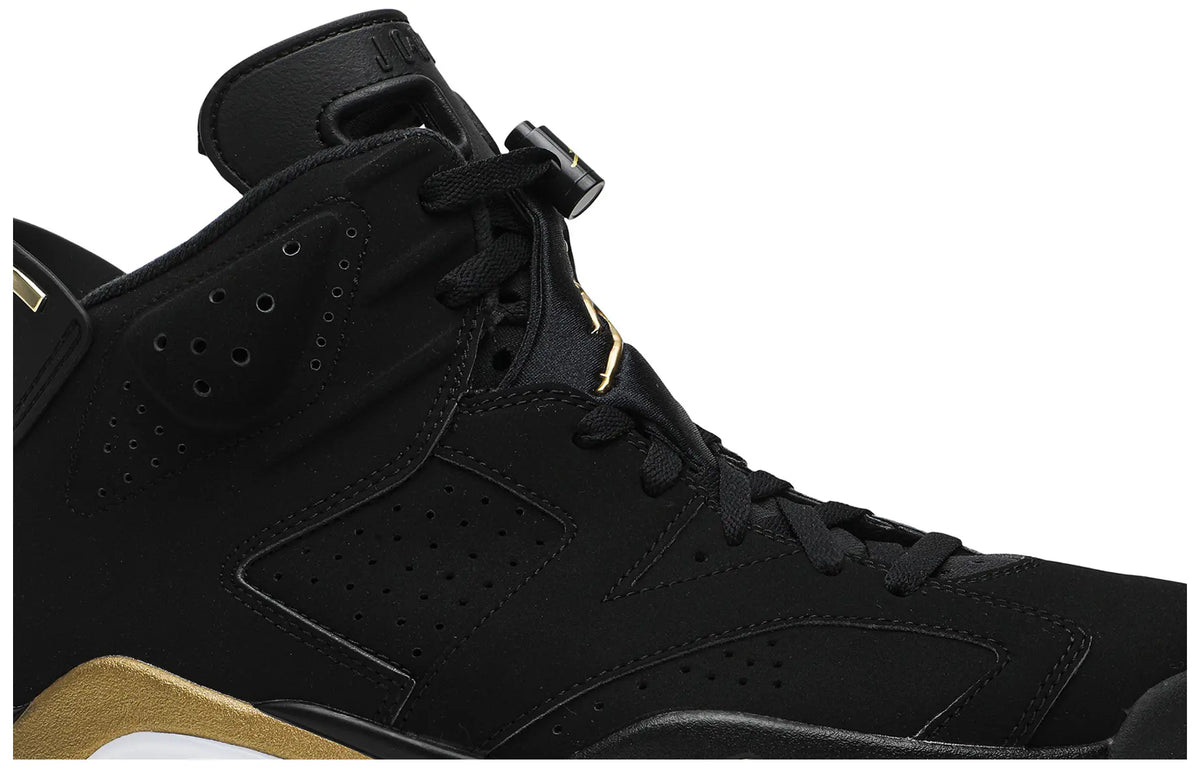 Jordan Retro 6 "DMP" - black and gold sneaker, additional product photo