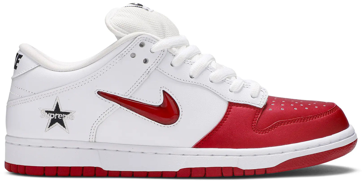 Supreme x Nike Dunk SB Low 'Varsity Red'