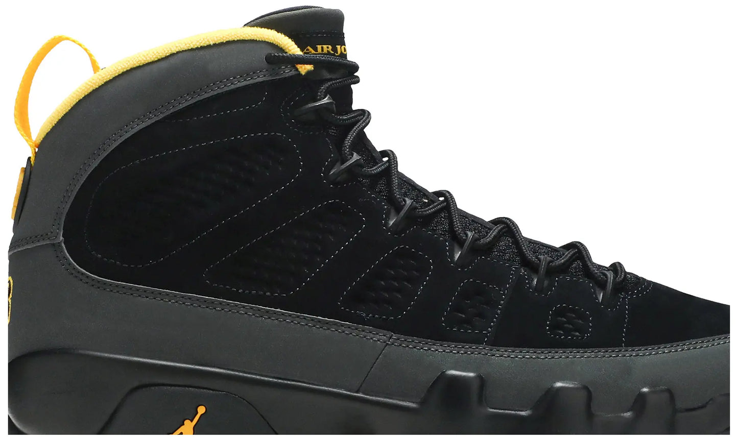 Air Jordan 9 Retro ‘Dark Charcoal University Gold’