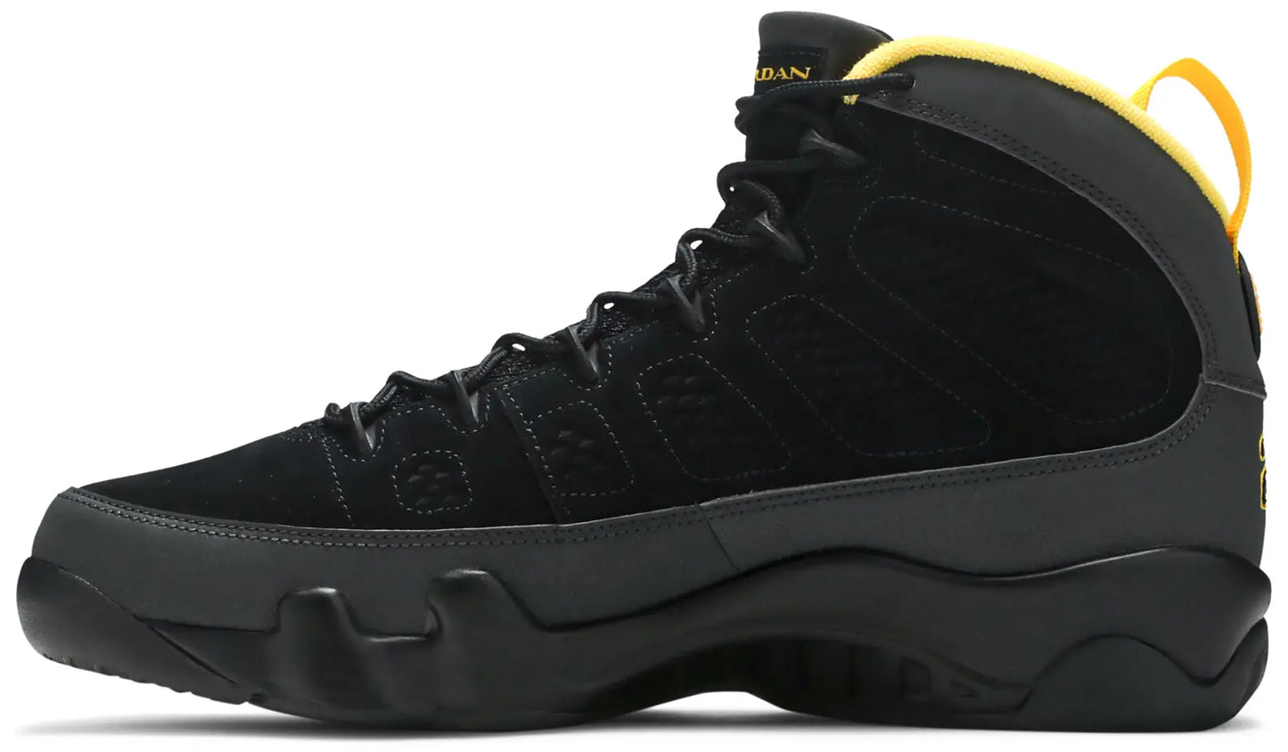Air Jordan 9 Retro ‘Dark Charcoal University Gold’
