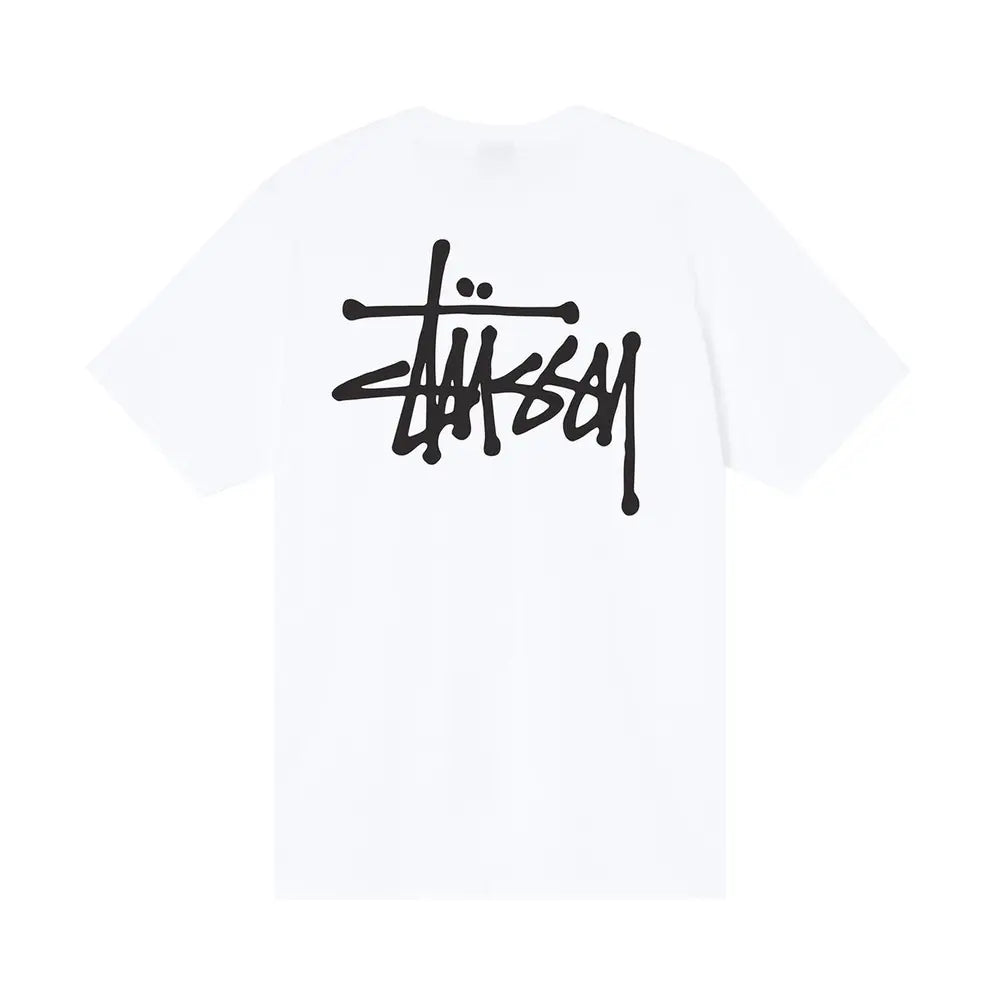 Stussy Basic Logo Tee 'White'