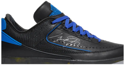Jordan Retro 2 Low "Off-white Black Blue"
