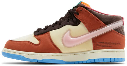 Nike Dunk Mid "Social Status Free Lunch Chocolate Milk"