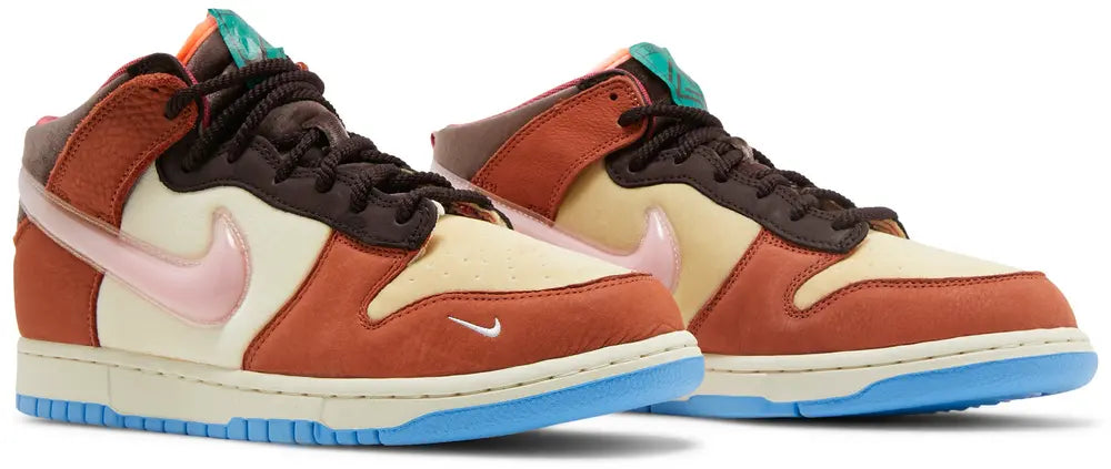 Nike Dunk Mid "Social Status Free Lunch Chocolate Milk"