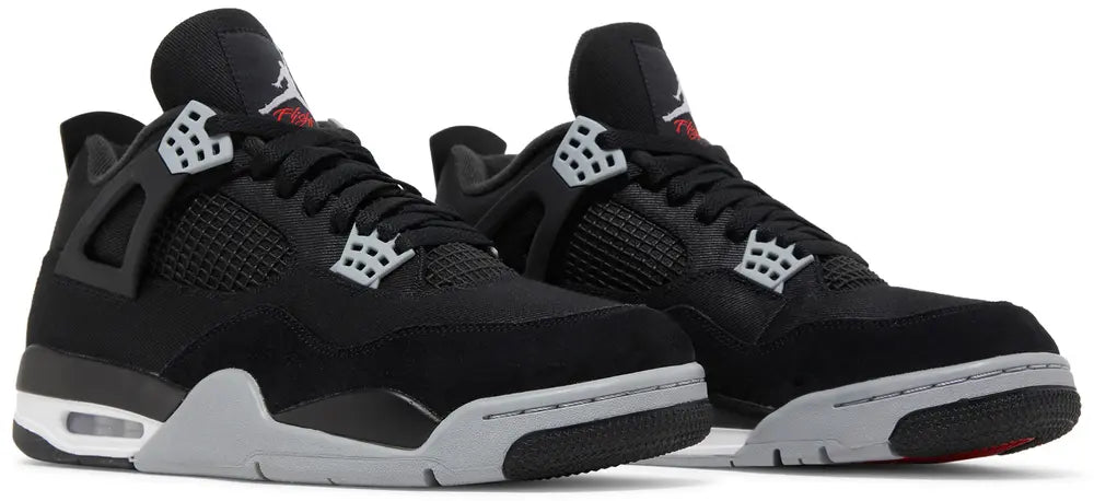 Jordan 4 Retro "Black Canvas"