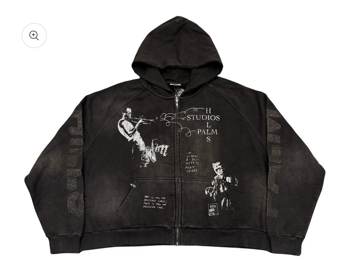 Black Studio Palm Hills Zip Hoodie