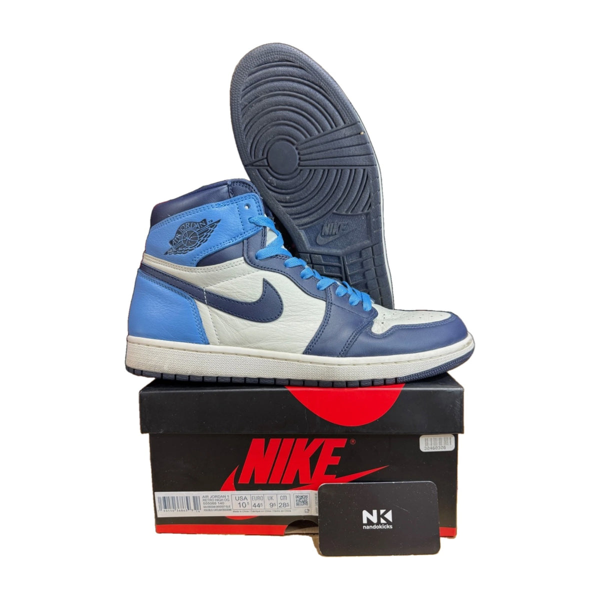 Air Jordan 1 Retro High OG 'Obsidian' USED