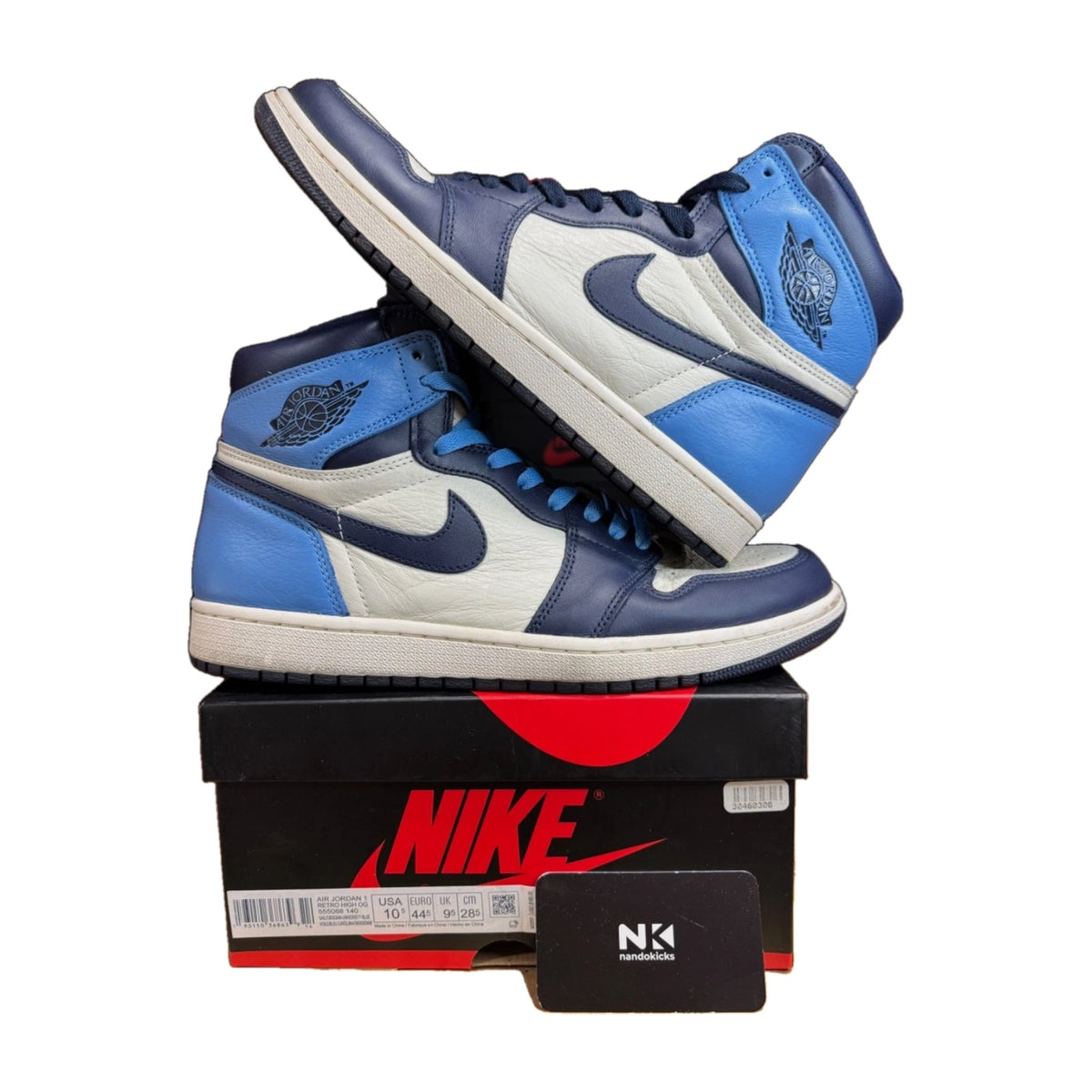 Air Jordan 1 Retro High OG 'Obsidian' USED