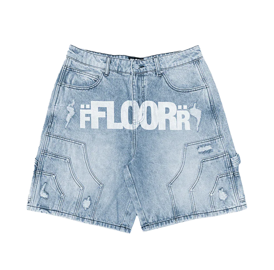 Floor 914 Uniform Light Wash Jorts