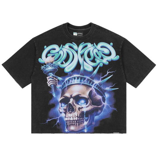 Godspeed Liberty Tears Black Tee