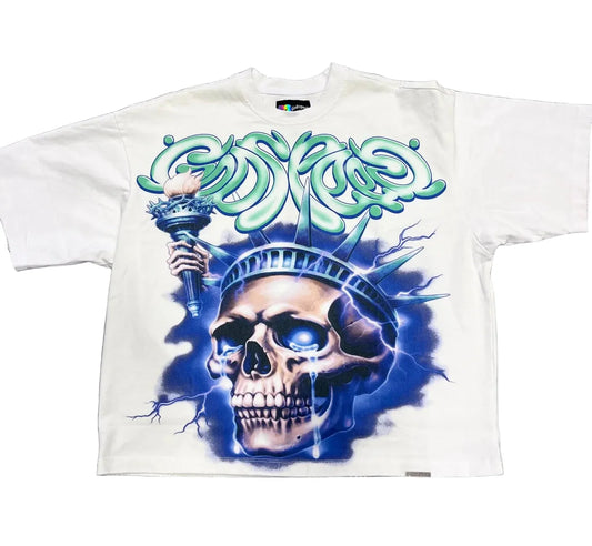 GODSPEED "LIBERTY SKULL TEARS TEE"